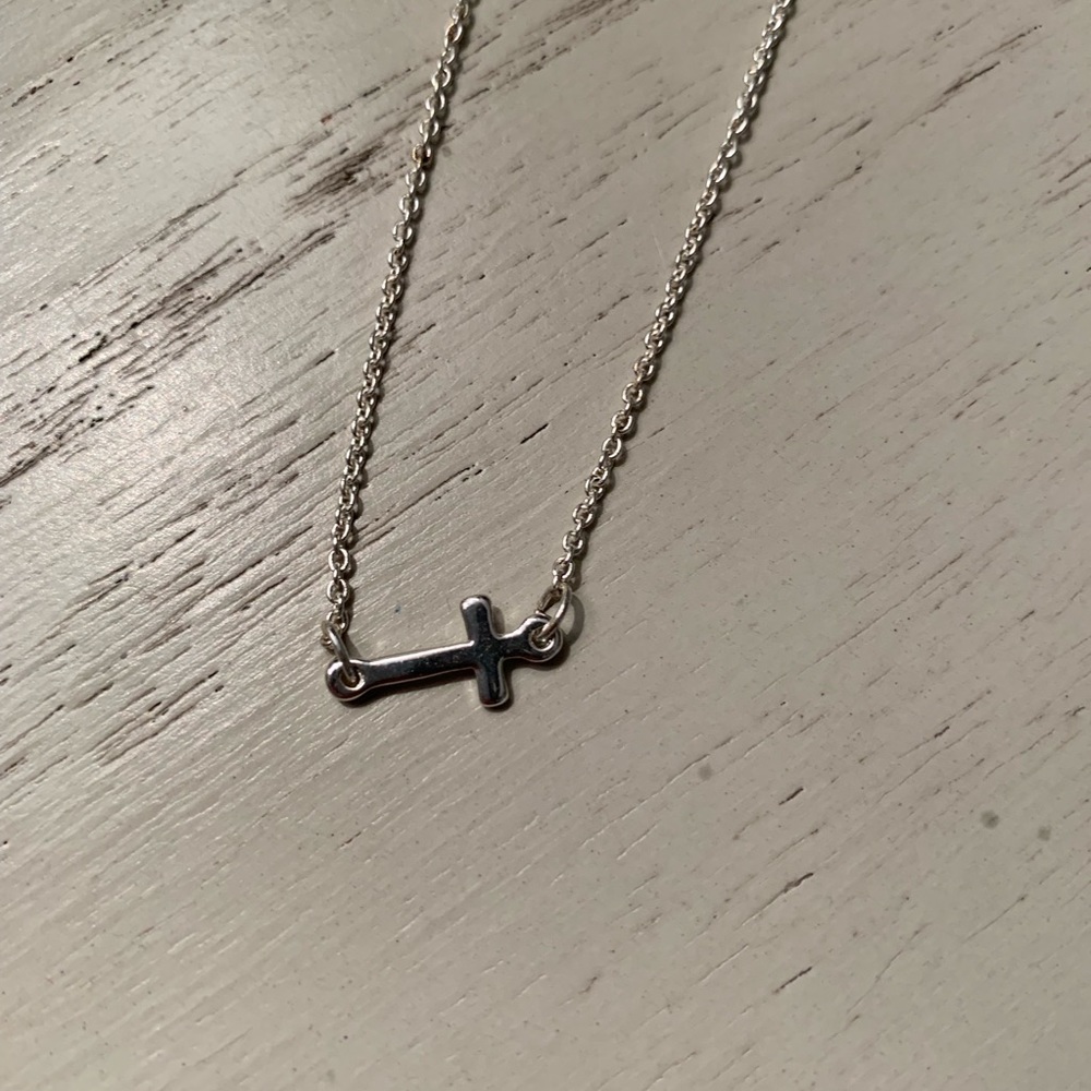 Sterling Silver Cross Necklace